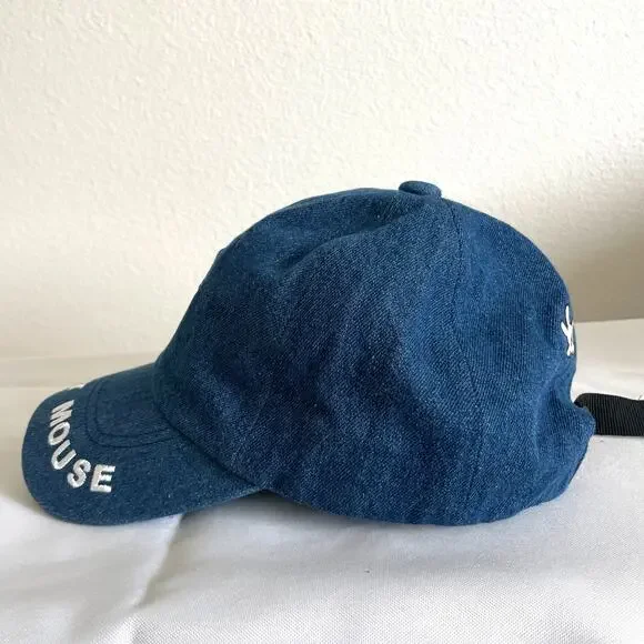 Tokyo Disney resort Mickey Mouse Kids Denim Baseball Cap Hat Size 54cm - Picture 3 of 7